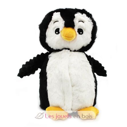 Peluche pingouin maman et son bébé noir DE75200 Les Déglingos 4
