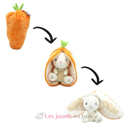 Peluche Flipetz Lapin Carotte DE-80100 Les Déglingos 2