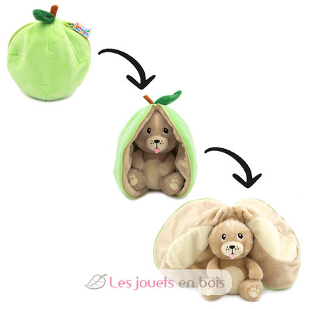 Peluche Flipetz Chien Pomme DE-80101 Les Déglingos 2