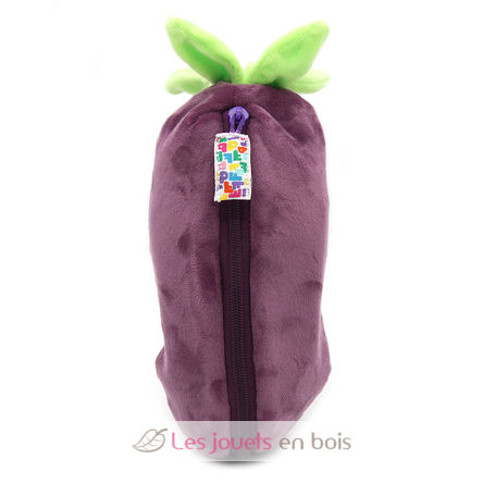 Peluche Flipetz Eléphant Aubergine DE-80103 Les Déglingos 5