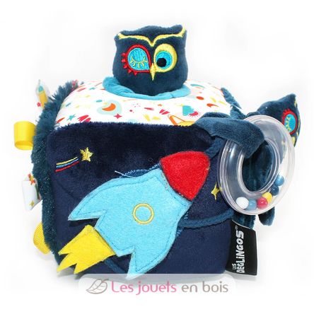 Cube d'activités Astros le hibou DE35235 Les Déglingos 5