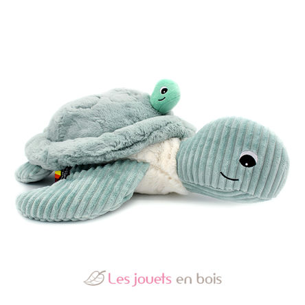 Peluche tortue géante maman et son bébé DE73602 Les Déglingos 2