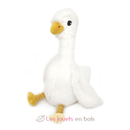 Peluche oie maman et son bébé blanc DE76000 Les Déglingos 4