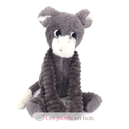 Peluche âne maman et son bébé gris DE76030 Les Déglingos 4