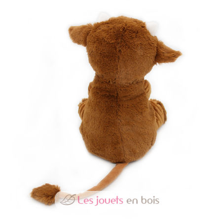 Peluche vache maman et son bébé marron DE76050 Les Déglingos 7