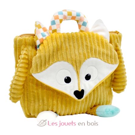 Sac à dos velours Cyranos le renard DE35036 Les Déglingos 1