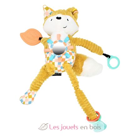 Peluche d'activités nomade Cyranos le renard DE42136 Les Déglingos 4