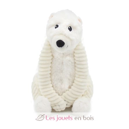 Peluche ours polaire maman et son bébé blanc DE76110 Les Déglingos 5