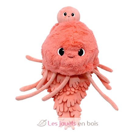 Peluche méduse maman et son bébé corail DE75901 Les Déglingos 5