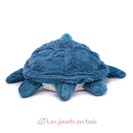Peluche maman bébé tortue bleu DE73500 Les Déglingos 5