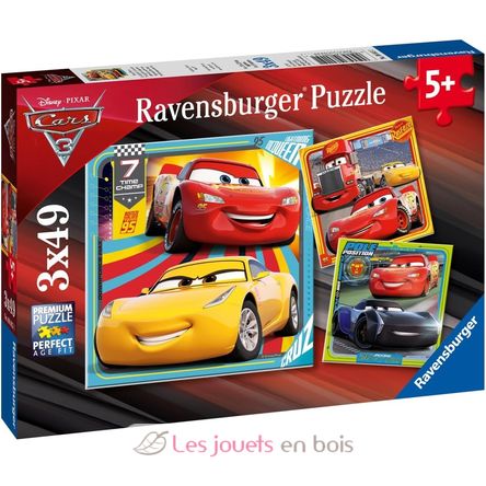 Puzzle Cars Les légendes de la route 3x49 pcs RAV08015 Ravensburger 1