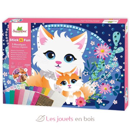 5 Maxi mosaïques Animaux mignons SYCRE7071 Sycomore 1
