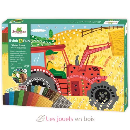 5 Maxi mosaïques La vie à la ferme SYCRE7074 Sycomore 1