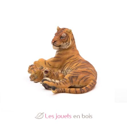 Figurine Tigresse couchée allaitant PA-50156 Papo 2