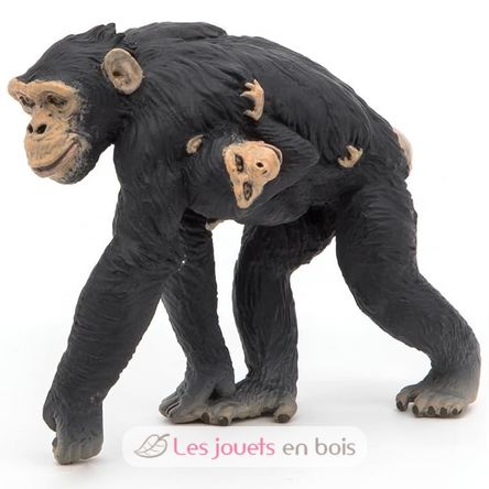 Figurine Chimpanzé et son bébé PA50194 Papo 6