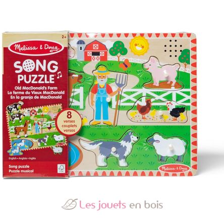 Puzzle sonore ferme Old MacDonald MD50201 Melissa & Doug 6
