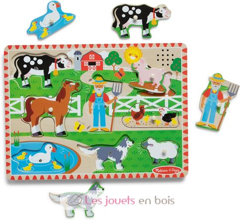 Puzzle sonore ferme Old MacDonald MD50201 Melissa & Doug 3