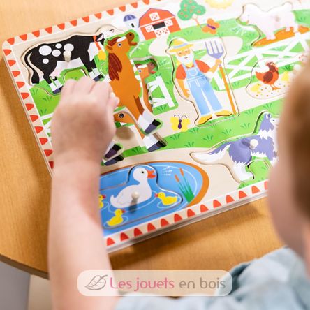 Puzzle sonore ferme Old MacDonald MD50201 Melissa & Doug 4
