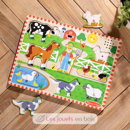 Puzzle sonore ferme Old MacDonald MD50201 Melissa & Doug 5