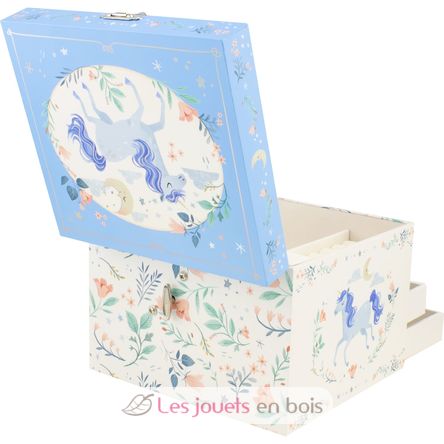 Coffre à bijoux musical Licorne UL5085 Ulysse 6
