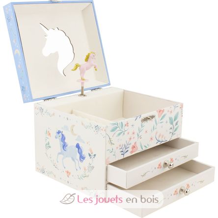 Coffre à bijoux musical Licorne UL5085 Ulysse 2