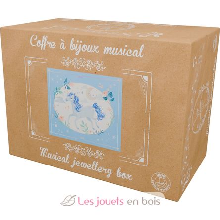 Coffre à bijoux musical Licorne UL5085 Ulysse 5