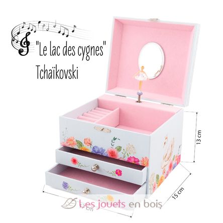 Coffre à bijoux musical Ballerine UL5088 Ulysse 2