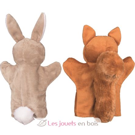 Marionnettes Écureuil, Lapin et Hérisson GK50961 Goki 3