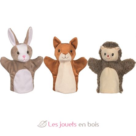 Marionnettes Écureuil, Lapin et Hérisson GK50961 Goki 1