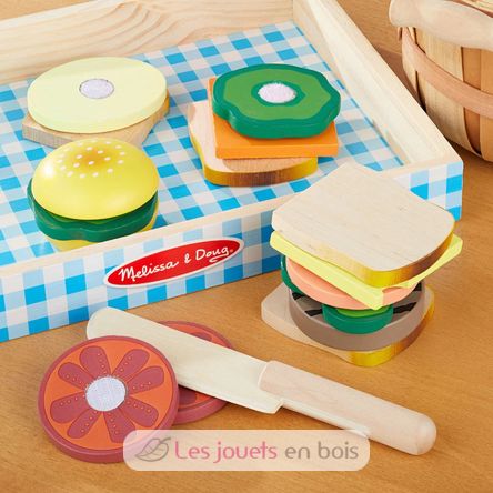 Ensemble de préparation de sandwichs MD10513 Melissa & Doug 5