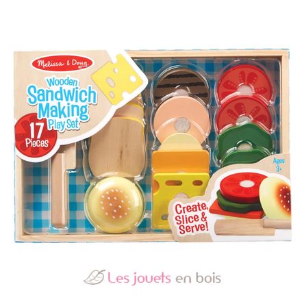 Ensemble de préparation de sandwichs MD10513 Melissa & Doug 4