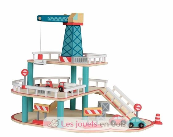 Garage en bois avec grue EG-511049 Egmont Toys 1