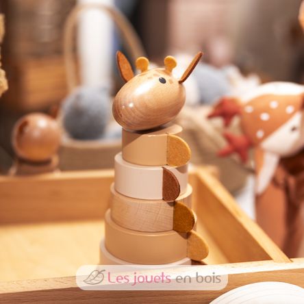 Empilable en bois Girafe Léonie EG511174 Egmont Toys 3