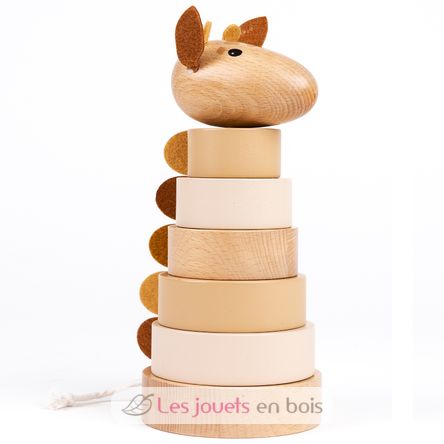 Empilable en bois Girafe Léonie EG511174 Egmont Toys 1