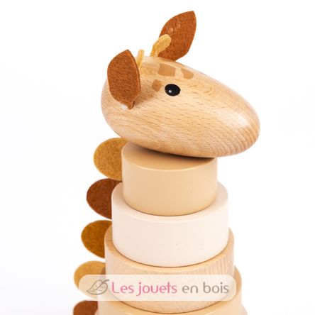 Empilable en bois Girafe Léonie EG511174 Egmont Toys 6