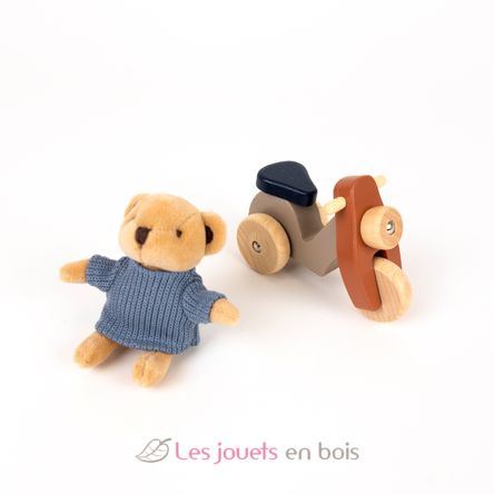 Alexis l'ours sur son scooter EG511180 Egmont Toys 2