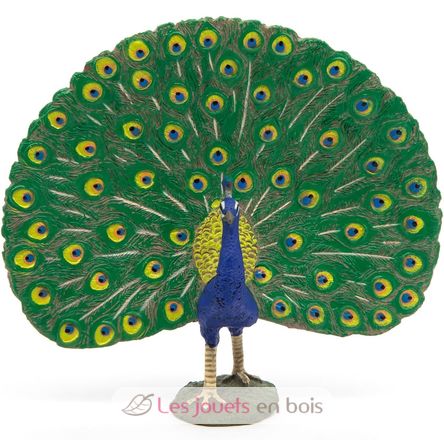 Figurine Paon PA51161-3519 Papo 2