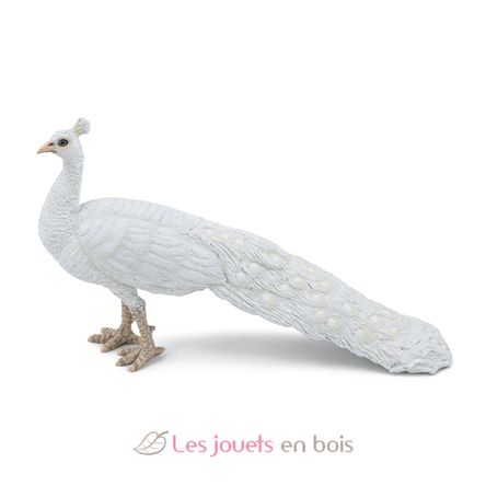 Figurine paon blanc PA-51192 Papo 1