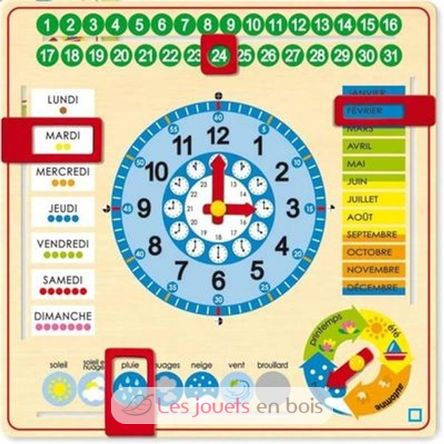 Grande Horloge Calendrier Français GO0106-699 Goula 2