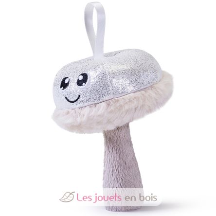 Déco champignon à suspendre argenté TRU51369 Trudi 2