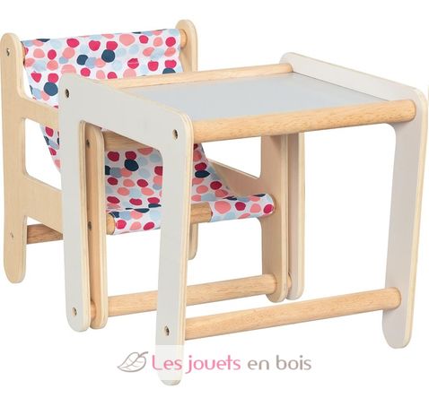 Chaise haute poupée avec table 2 en 1 GK51483 Goki 2