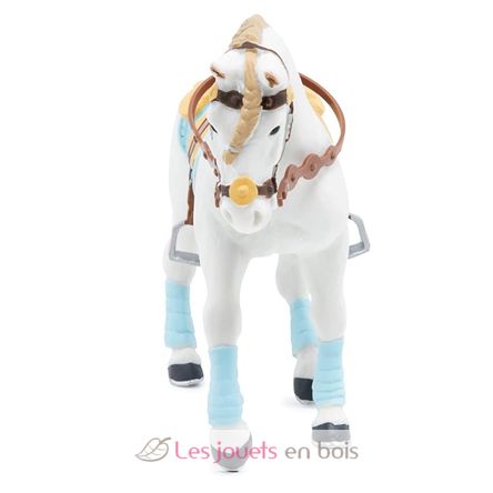 Figurine Cheval de la cavalière adulte fashion bleue PA51545-3615 Papo 3