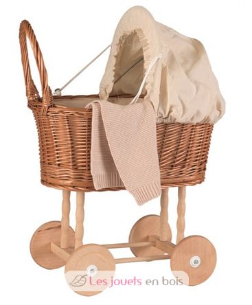 Little Dutch Poussette en Bois pour Poupée - Mes premiers jouets