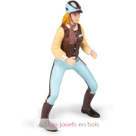 Figurine Cavalière adulte Fashion bleue PA52009-3645 Papo 2