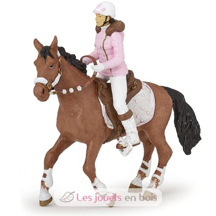 Figurine Cavalière Fashion hiver PA52011 Papo 5