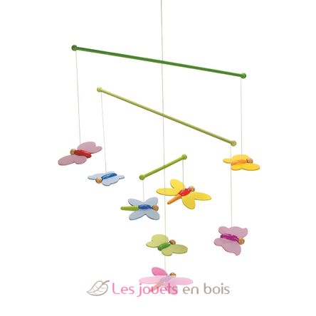 Mobile en bois papillons GK52964 Goki 1