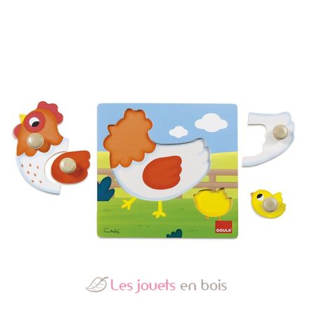 Puzzle Poule GO-53052 Goula 2