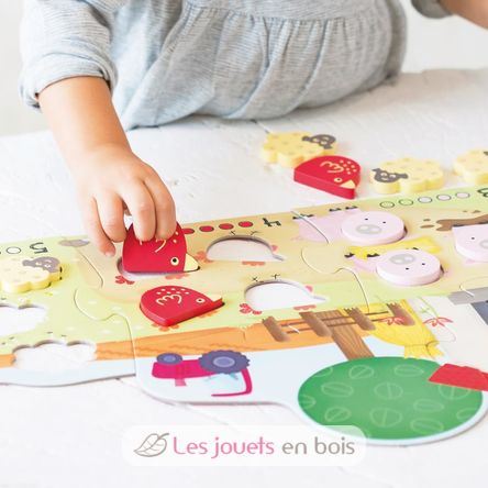 Puzzle chiffres de 1 à 5 GO53438 Goula 2