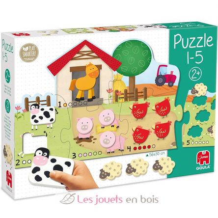 Puzzle chiffres de 1 à 5 GO53438 Goula 1