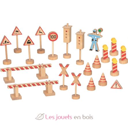 Panneaux de signalisation en bois GK53773 Goki 1